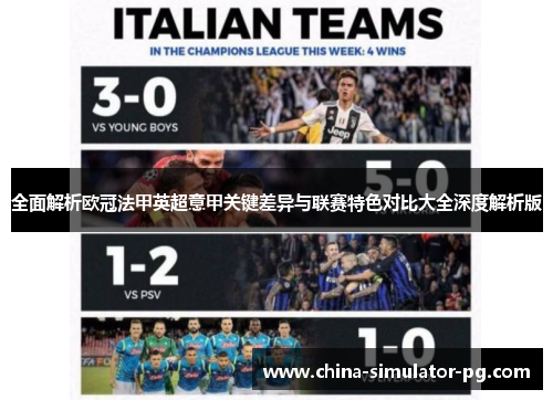全面解析欧冠法甲英超意甲关键差异与联赛特色对比大全深度解析版