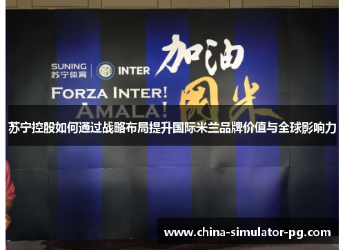 苏宁控股如何通过战略布局提升国际米兰品牌价值与全球影响力